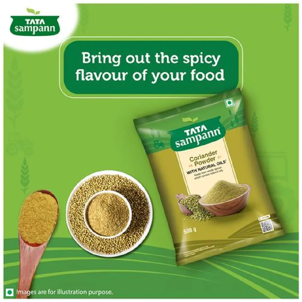 Tata Sampann Coriander Powder With Natural Oils - Enhances Flavour, 500 g-5.webp